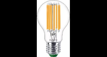 Philips Ultra Efficient LED lamp Transparant - 100 W - E27 - Warmwit licht