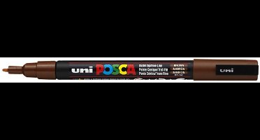Paintmarker uni posca pc3m f bruin | 6 stuks