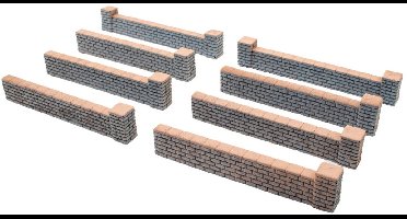 NOCH 58285 H0 Muur met metselwerk Steen
