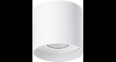 Sollux Lighting Plafondlamp Mika - 11x12x12cm - GU10 - wit - aluminium
