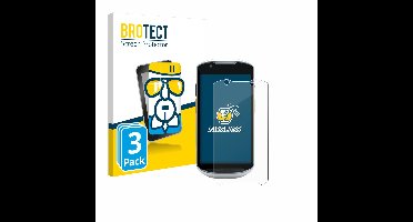 Screenprotector 3 Stuks voor Zebra TC52x-HC Beschermglas transparant
