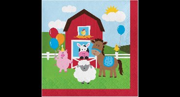 Servetten farmhouse (33x33cm, 18st)