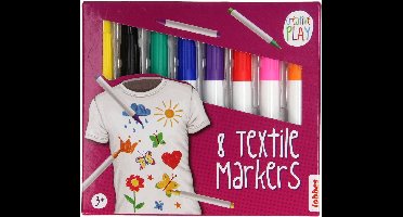 Lobbes Textielmarkers, 8st.