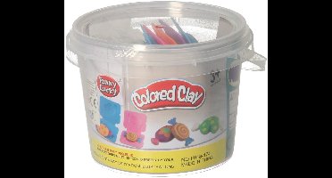 Kleiset in Opbergbox Snoepjes Maken - 6 Kleuren Klei