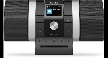 TechniSat MULTYRADIO 4.0 SE, schwarz/silber Internetradio DAB+, VHF (FM) Zwart, Zilver