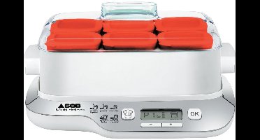 yoghurtmaker 6 potten van 140ml 600w - seb - yg660100