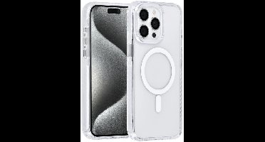 TUNIQ iPhone 15 Pro Max Back cover case - neck cord - magsafe - White