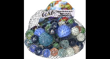 Knikkers 500 gram in netje (pondje)