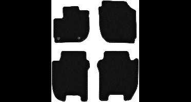 BASIC zwarte veloursmatten voor: Honda Jazz IV hatchback (2015-)