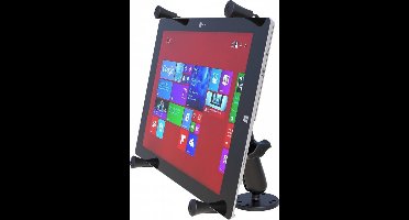 RAM® X-Grip® 12 inch Tablethouder met RAM® Drill-Down™ Base - zwart