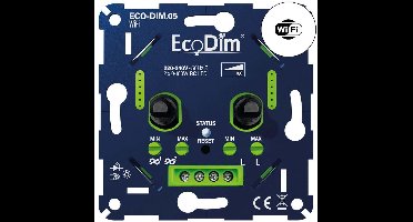 EcoDim - Eco-Dim.05 WiFi - Duo led dimmer - inbouw 2x0-100W