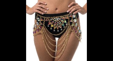 Sexy Roze Diamanten Festival Rok Vrouw