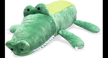 Beeztees Hondenknuffel Krokodil - Hondenspeelgoed - Pluche - Hide N Seek - Maat XL -84x54x22,5 cm