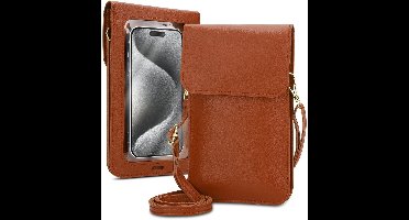 Mobielhoesje geschikt voor Xiaomi RedMi NOTE 11 4G / 11S 4G in BRUIN Etui Case Cover Handtas voor dames