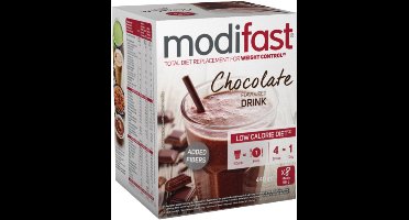 Modifast Intensive Milkshake Chocolade - 2 x 8 x 55 gr - Voordeelverpakking