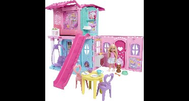 Mattel Barbie poppenhuis Chelsea pop-up huis speelset multicolor.