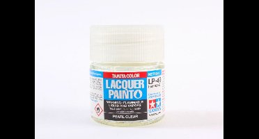 Tamiya Hobbyverf Enamel verf - LP-49 Pearl Clear Varnish - Gloss - Lacquer Paint - Verf potje - 10 ml