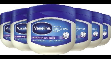 Vaseline Pure Petroleum Jelly – Original - 6x 250 ml - 100% Zuivere Hydratatie - Huidbescherming - Voordeelverpakking