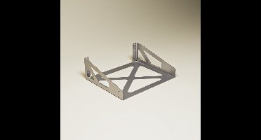 Stackwell Bracket - Gereedschapskist Houder voor Tanos T-loc Systainer - Pull out toolcase-Bracket - Opbergsysteem - Gereedschapskofferhouder voor muur & wandmontage - Thermisch verzinkt staal - Roestvrij en duurzaam- Schroeven inbegrepen