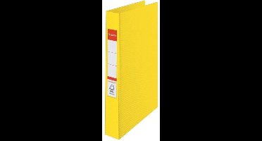 8x Ringband mappen/ordners 2 gaats A4 geel - Documenten/papieren opbergen/bewaren - Kantoorartikelen