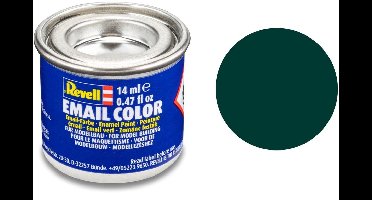 Revell Hobbyverf Enamel verf - #40 Black Green - Matt - Enamel - Verf potje - 14 ml