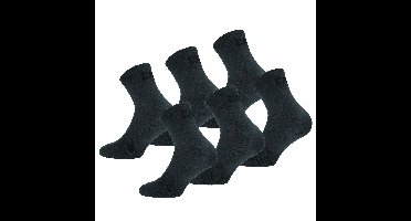 Caterpillar 6 Paar Quarter Werksokken Heren - Versterkt op Hiel en Teen - Katoen Antraciet, 47-50