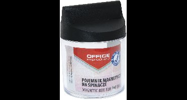 OFFICE PRODUCTS 18184411-99 Magnetische brievenklemmen, rond zonder brievenklemmen, transparant