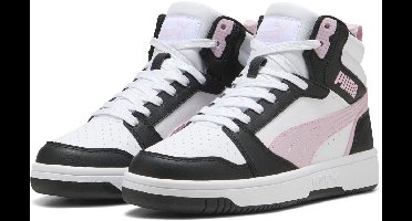 PUMA Rebound v6 Unisex Sneakers - PUMA White-Rose Mauve-PUMA Black