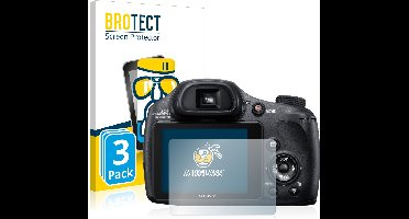 Screenprotector 3 Stuks voor Sony Cyber-Shot DSC-HX350 Beschermglas transparant