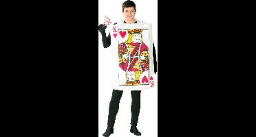 "Hartenkoning kaarten kostuum voor volwassenen  - Verkleedkleding - One size"