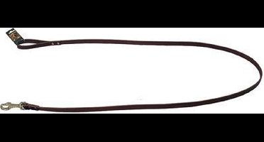 Boon Lijn Met Karabijnhaak Donkerbruin