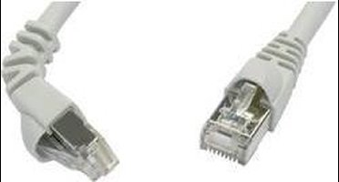 Telegärtner L00001A0154 RJ45 Netwerkkabel, patchkabel CAT 6A S/FTP 1.50 m Grijs Vlambestendig, Snagless 1 stuk(s)