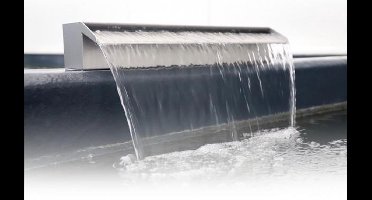 Aquaking RVS Waterval 40 cm - Vijver - Waterval - RVS - Watervallen - Waterval voor vijver - Vijverwaterval