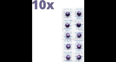 Tepe Plakverklikker Tabletten -10 x 10 stuks - Voordeelverpakking