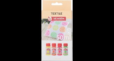 Talens Art Creation Textiel Set 4 x 50 ml Neon