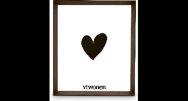 vtwonen - Fotolijst - Hout - Donkerbruin - 30x35 cm