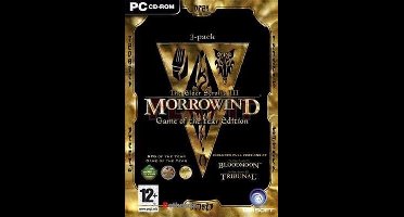 The Elder Scrolls 3, Morrowind, Game Of The Year (Morrowind + Bloodmoon En Tribunal Add-Ons ) (Dvd-Rom)
