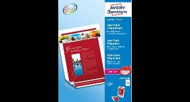 Avery Zweckform Premium Colour Laser Paper 25983 - Glänzend - weiß - A3 (297 x 420 mm) - 150 g/m² - 100 Blatt Fotopapier (25983-100)