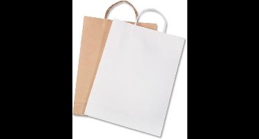 Papieren zakjes Folia 15 st. - 31x11x42cm bruin