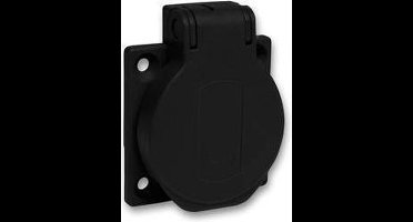Schneider Electric PKS51N Stopcontact (inbouw) IP54, IK08 Zwart