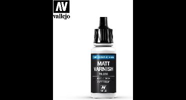 Vallejo Hobbyverf Acrylverf - 70520 Varnish - Matt - Acryl Verf flesje - 17 ml