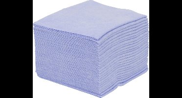 Vaatdoek viscose ca. 125 -grams pak à 25 ca. 38x40 cm Blauw