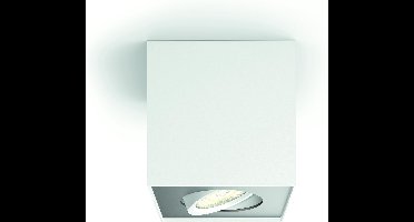 Philips Box opbouwspot - 1-lichts - wit