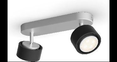 Philips FERANO plate/spiral black 2x4.3W 24V