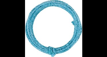 Jute koord, dikte 2-4 mm, hemelsblauw, 3 m/ 1 doos
