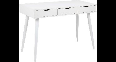 Sidetable/bureau Jupiter 110 Cm 3 Lades - Wit - Actona - Secretaire - Wit - MDF