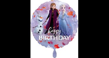 Amscan Folieballon Frozen Ii Junior 50 Cm Paars