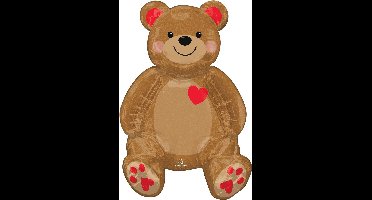 Amscan Folieballon Teddybeer 50 Cm Bruin