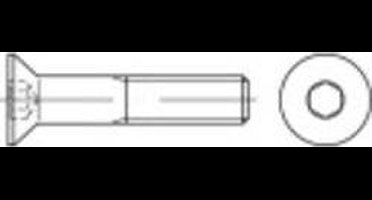 TOOLCRAFT 148819 Verzonken schroeven M5 16 mm Binnenzeskant (inbus) ISO 10642 Staal 100 stuk(s)