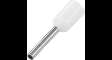 TRU COMPONENTS 1091304 Adereindhulzen 0.75 mm² Deels geïsoleerd Wit 100 stuk(s)
